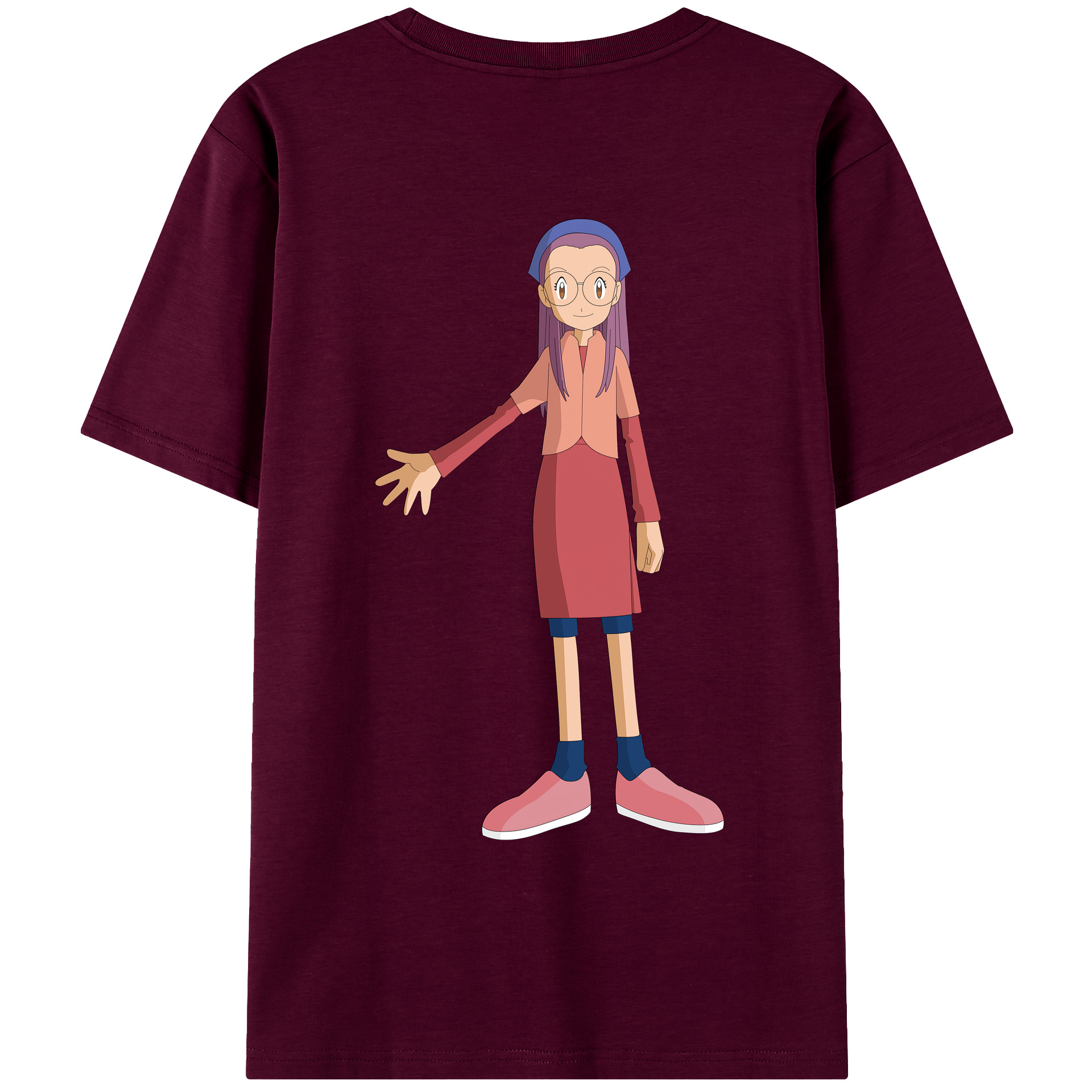（画像用） Digimon デジタルモンスター/デジモン レディース半袖Tシャツ(バックプリント)